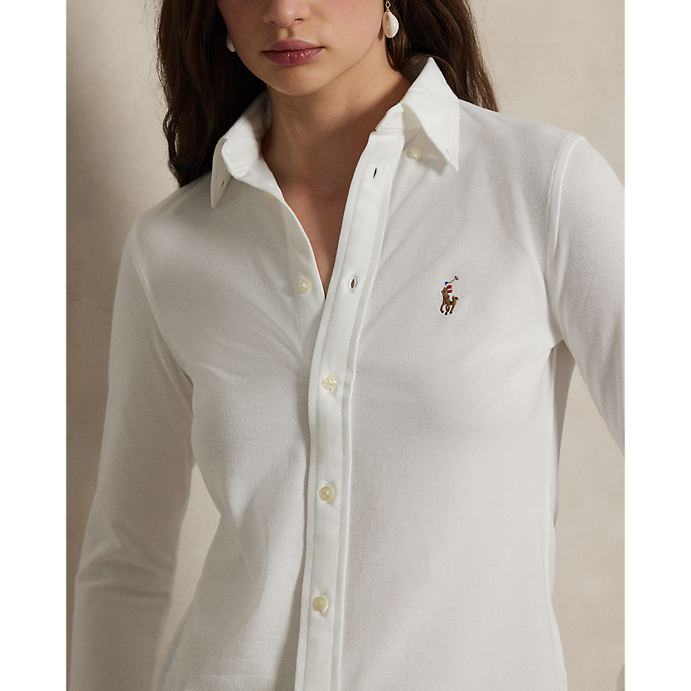 PRL Slim Fit Knit Cotton Oxford Shirt/Košulja 211664427003