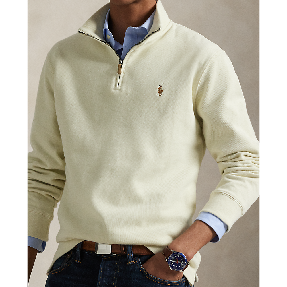 PRL Estate-Rib Quarter-Zip Pullover/Pulover 710671929015