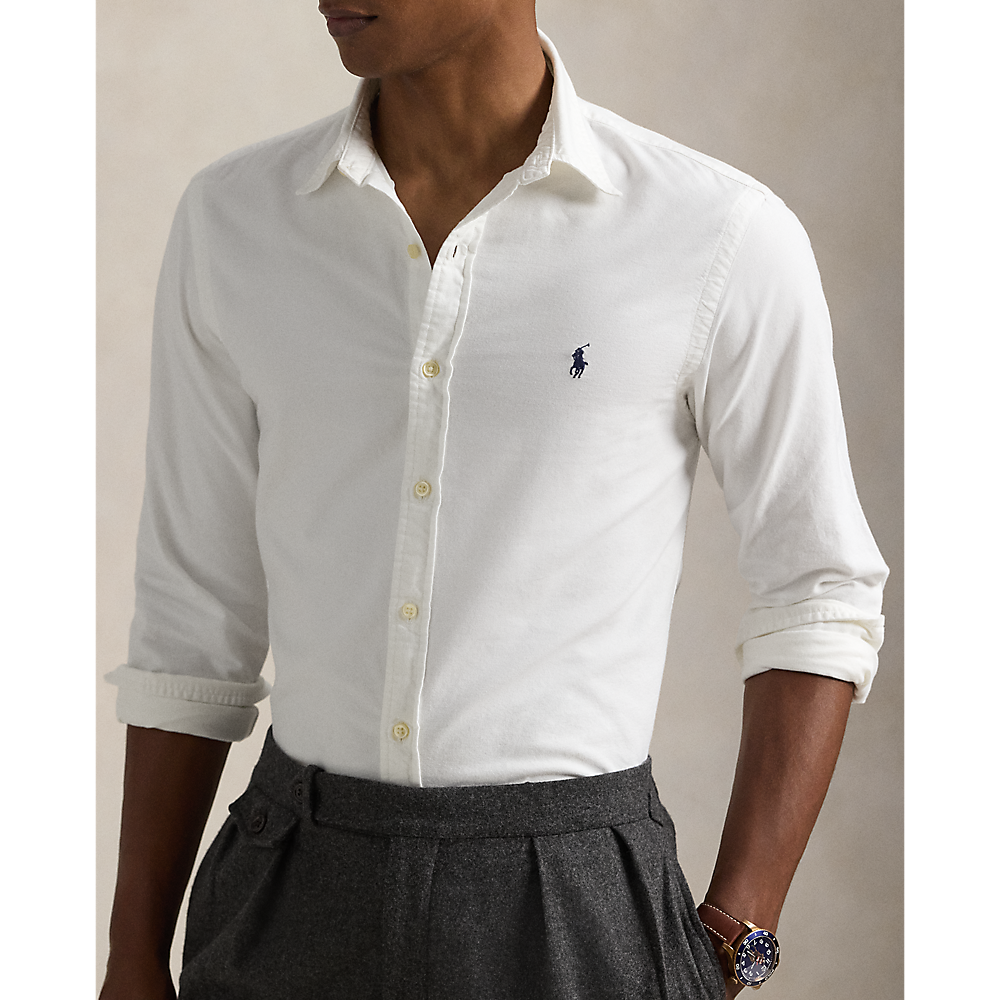 PRL Slim Fit Garment-Dyed Oxford Shirt/Košulja 710736557002