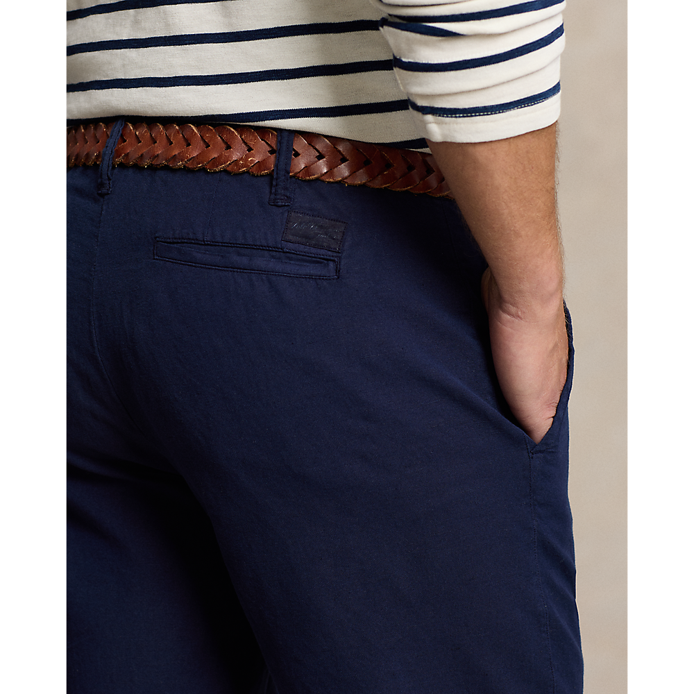 PRL 21.5-cm Classic Fit Cotton-Linen Short/Bermude 710741375004