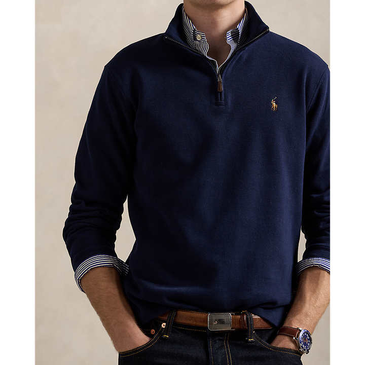 PRL Estate-Rib Quarter-Zip Pullover/Pulover 710671929029