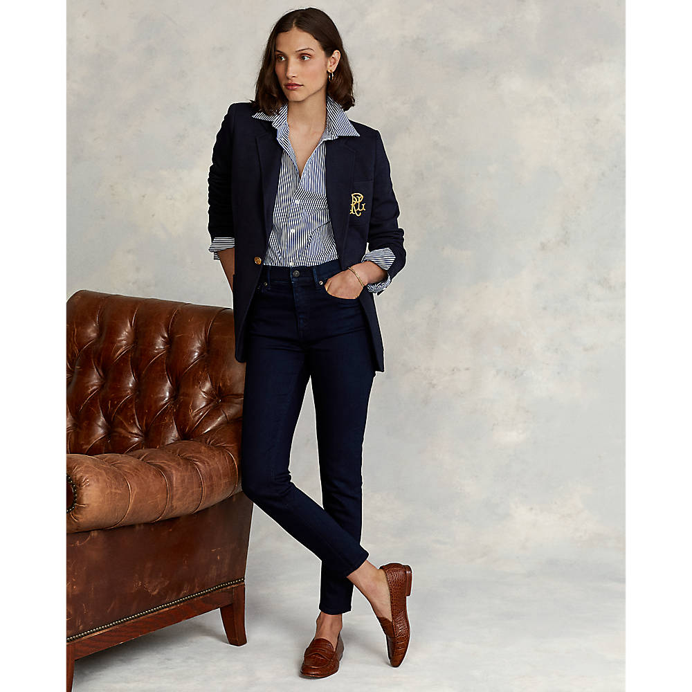 PRL Double-Knit Jacquard Blazer/Sako 211795348002