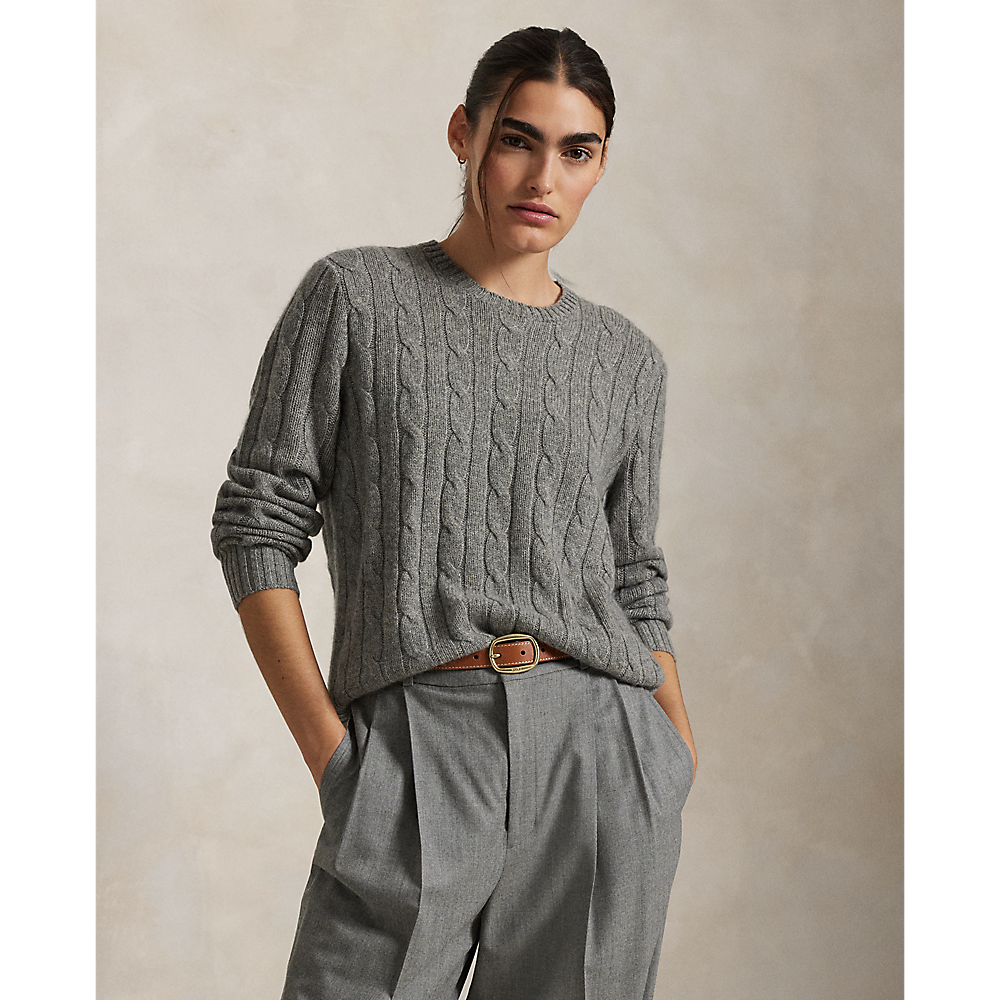 PRL The Iconic Cable-Knit Cashmere Jumper/Pulover 710876728009