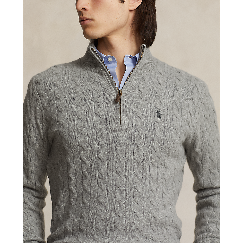 PRL Cable-Knit Wool-Cashmere Jumper/Pulover 710876766008