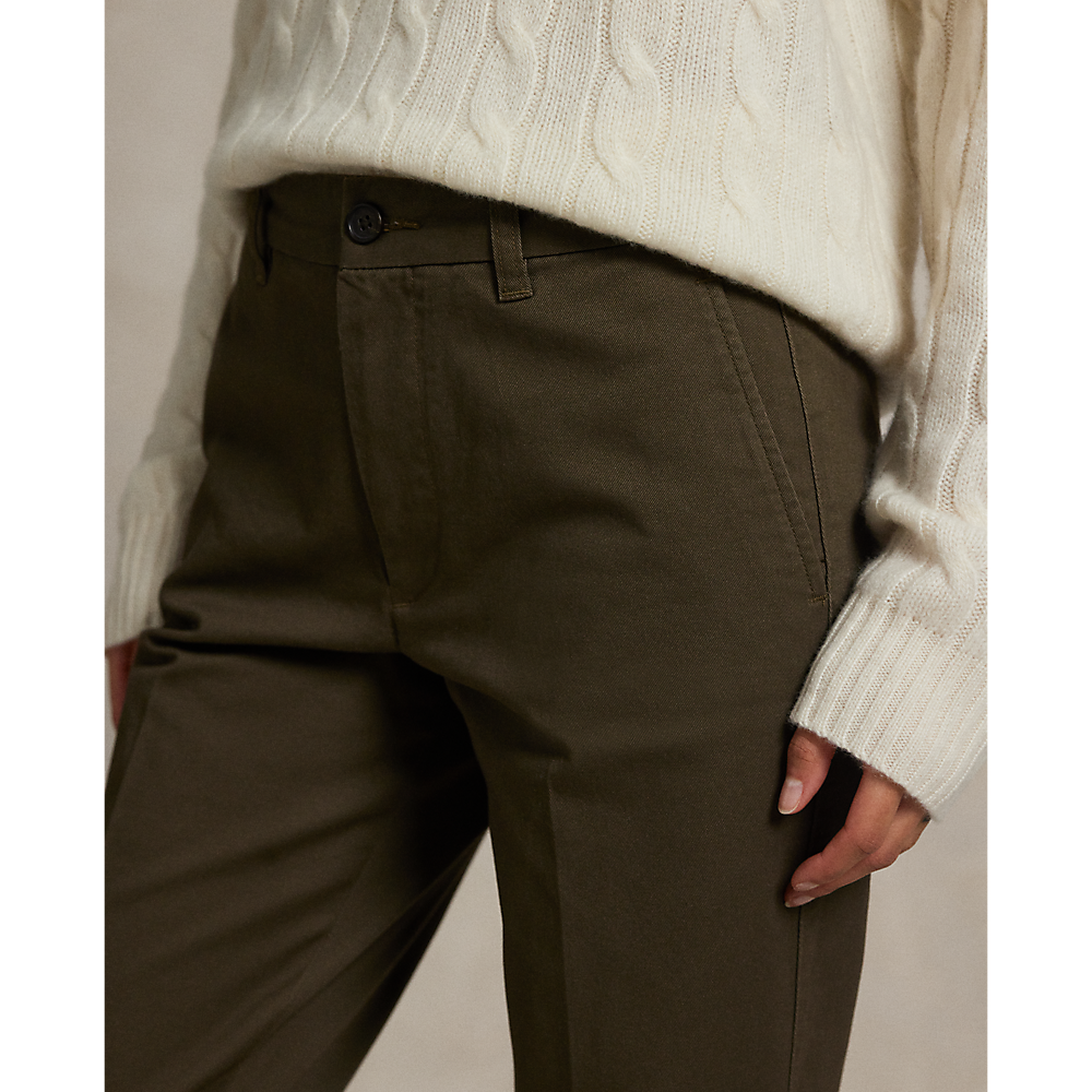 PRL Cropped Slim Fit Twill Chino Trouser/Hlače 211890343001