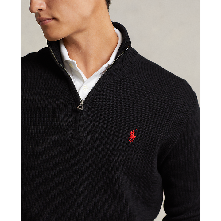 PRL Cotton Quarter-Zip Jumper/Pulover 710859939003