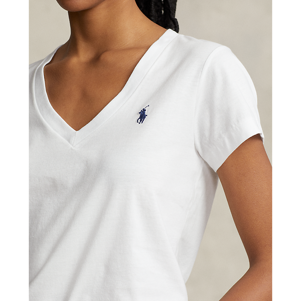 PRL Cotton Jersey V-Neck T-Shirt/Majica 211902403001