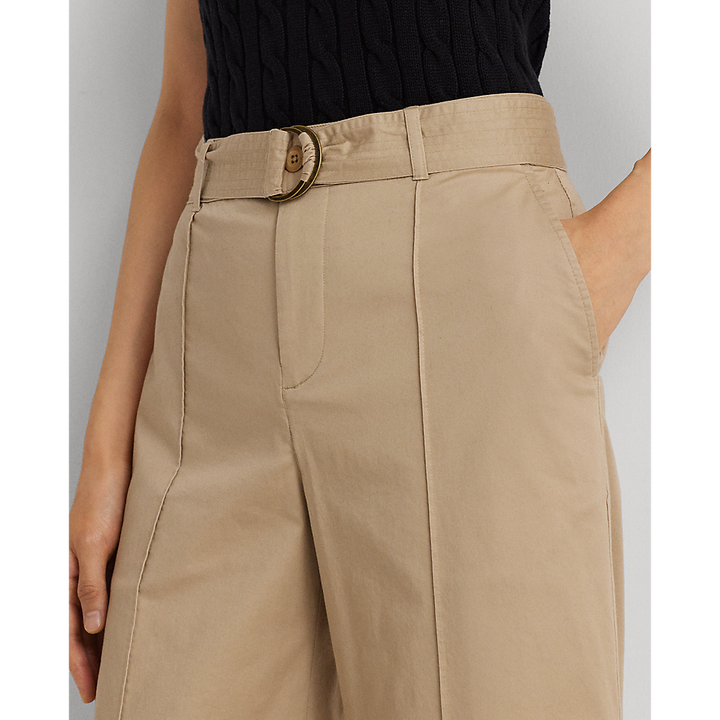 LRL Micro-Sanded Belted Wide-Leg Trouser/Hlače 200876606004