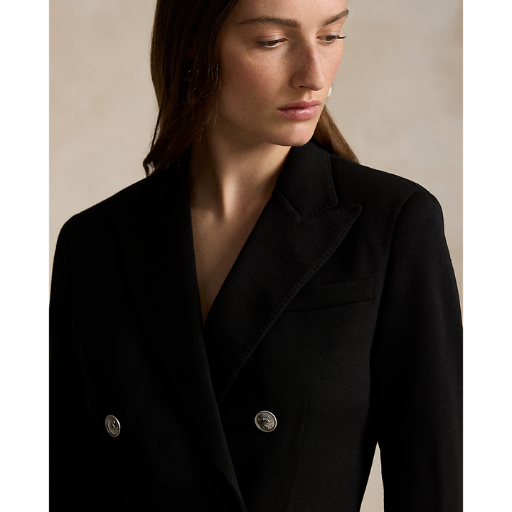 PRL Double-Breasted Knit Blazer/Sako 211910134002