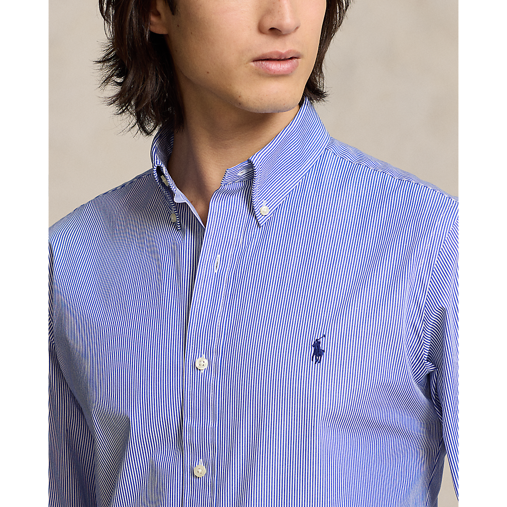 PRL Slim Fit Striped Stretch Poplin Shirt/Košulja 710928254007