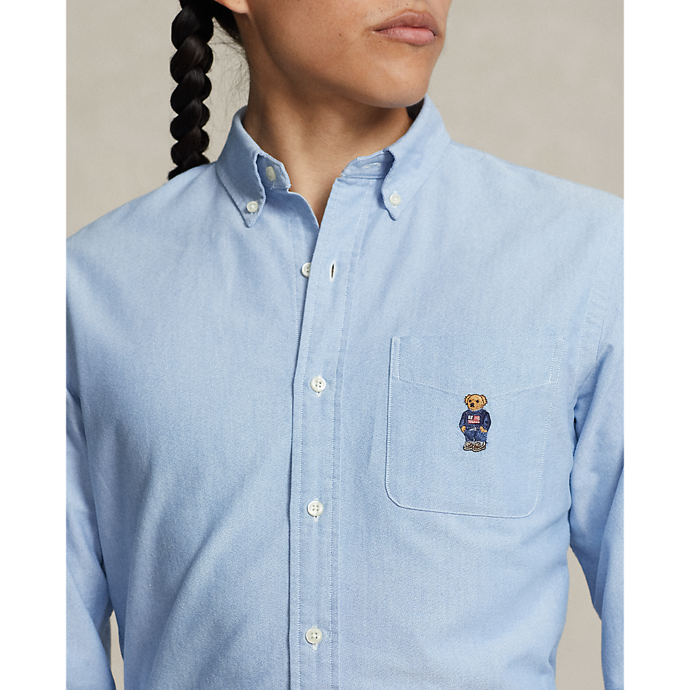 PRL Custom Fit Polo Bear Oxford Shirt/Košulja 710928917001