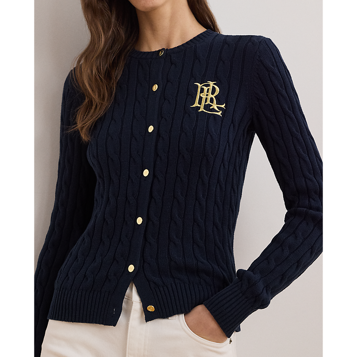 LRL Cable-Knit Cotton Cardigan/Pulover 200932225002