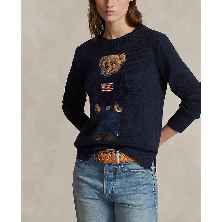 PRL Polo Bear Cotton-Linen Jumper/Pulover 211927070001