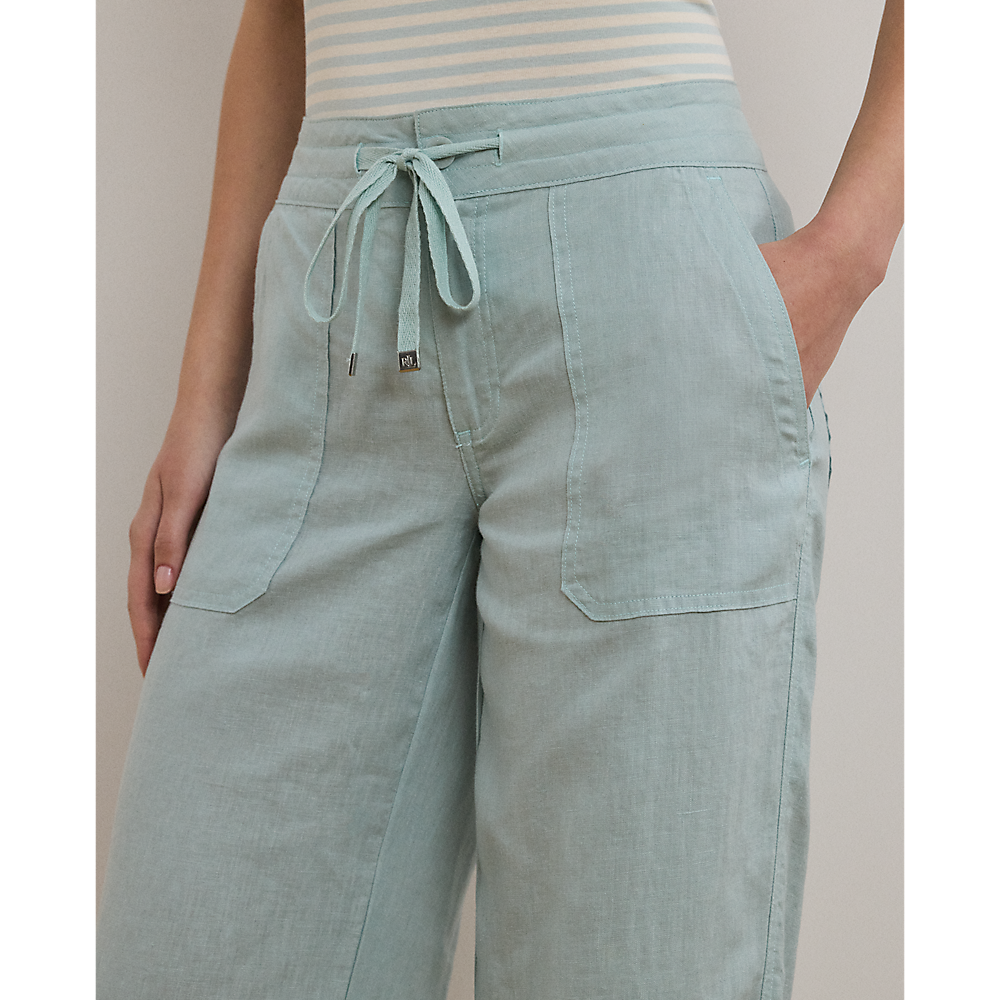 LRL Linen Wide-Leg Trouser/Hlače 200735136021