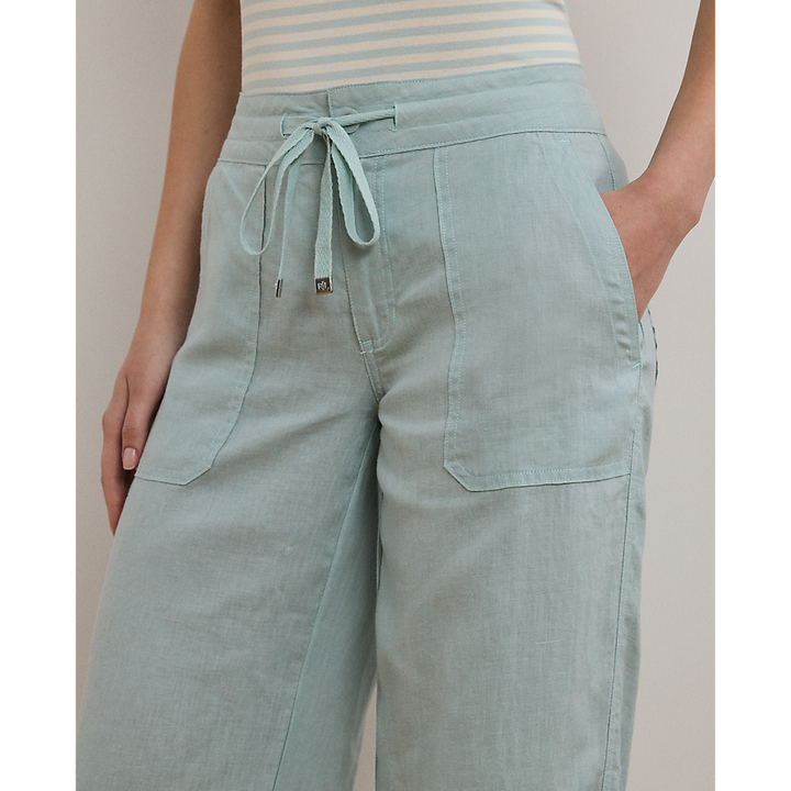 LRL Linen Wide-Leg Trouser/Hlače 200735136021