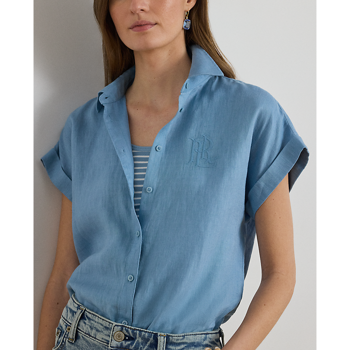 LRL Relaxed Fit Linen Short-Sleeve Shirt/Košulja 200874259011