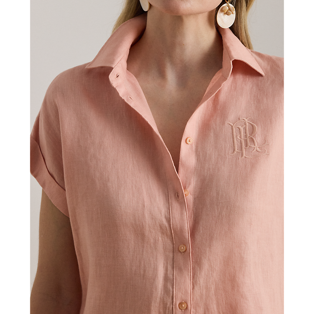 LRL Relaxed Fit Linen Short-Sleeve Shirt/Košulja 200874259012