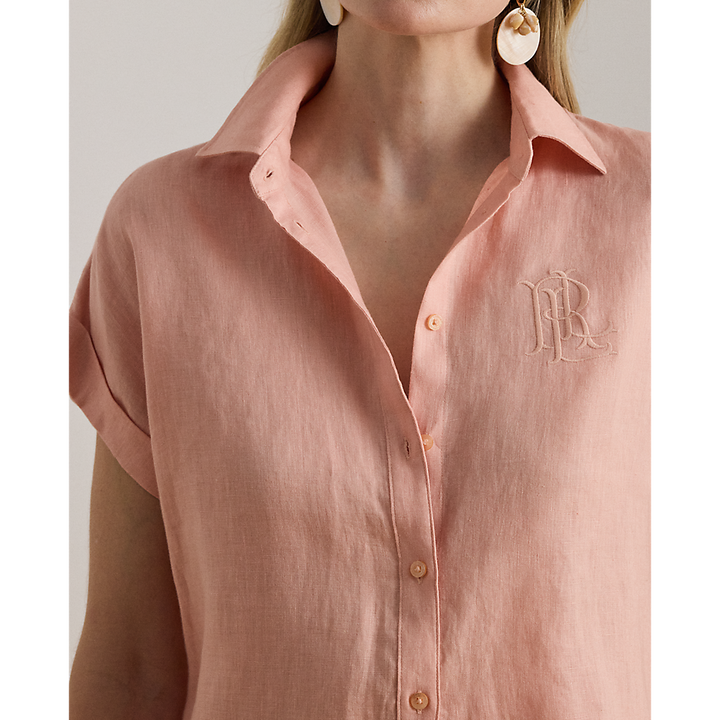 LRL Relaxed Fit Linen Short-Sleeve Shirt/Košulja 200874259012