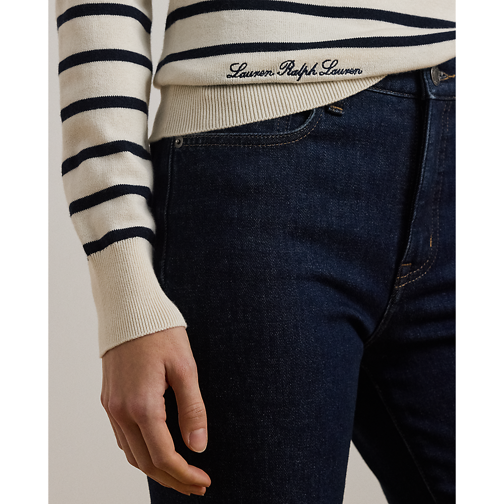 LRL Striped Cotton-Blend Jumper/Pulover 200957433002