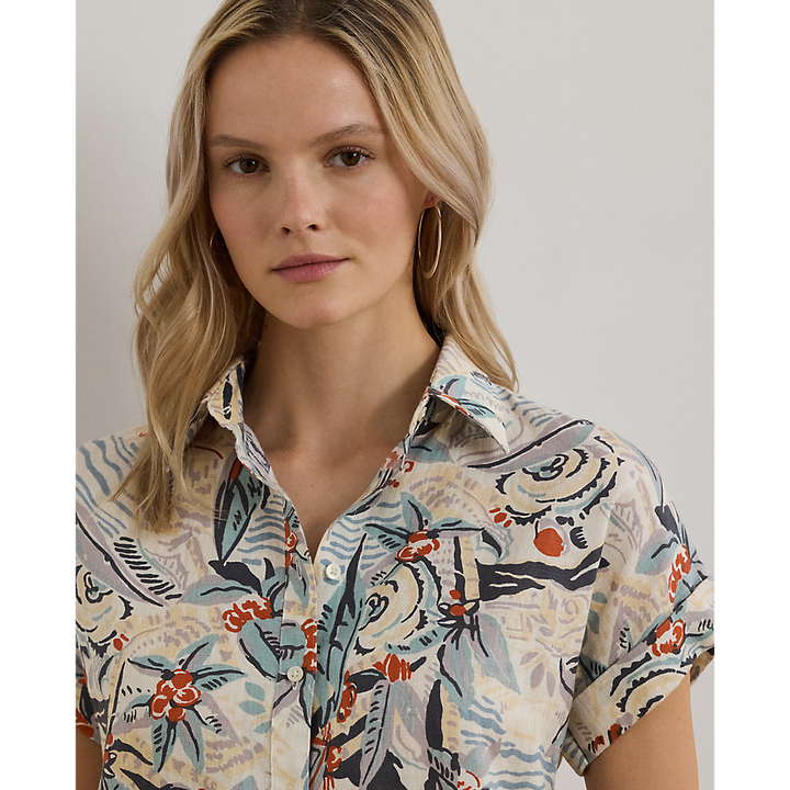 LRL Relaxed Fit Print Short-Sleeve Shirt/Košulja 200963699001