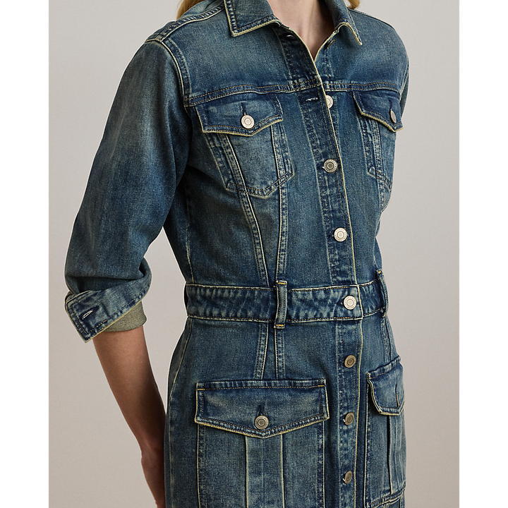 LRL Denim Trucker Shirtdress/Haljina 200971264001