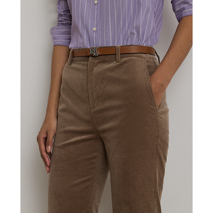 LRL High-Rise Corduroy Flare Pant/Hlače 200P03436003