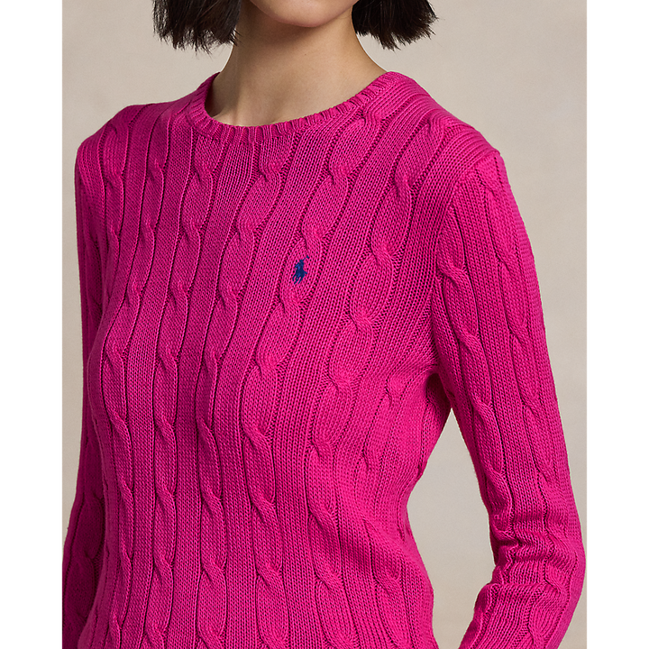 PRL Cable-Knit Cotton Crewneck Jumper/Pulover 211891640025