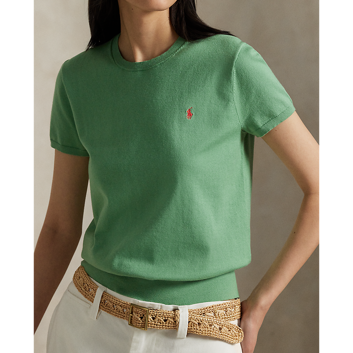 PRL Cotton-Blend Short-Sleeve Jumper/Pulover 211891673027