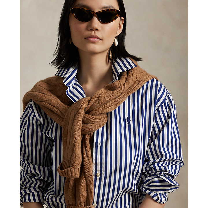 PRL Relaxed Fit Striped Cotton Shirt/Košulja 211910743021