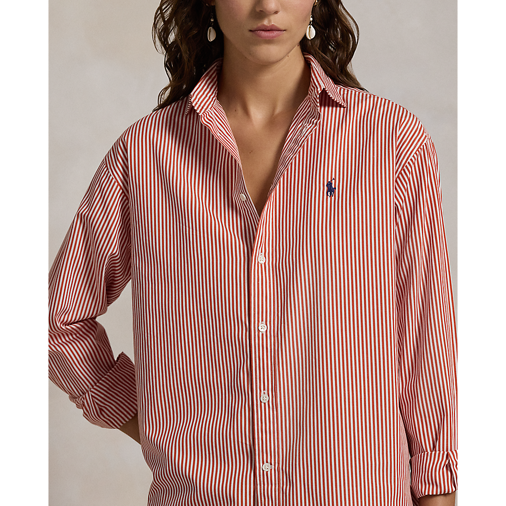 PRL Relaxed Fit Striped Cotton Shirt/Košulja 211910743026
