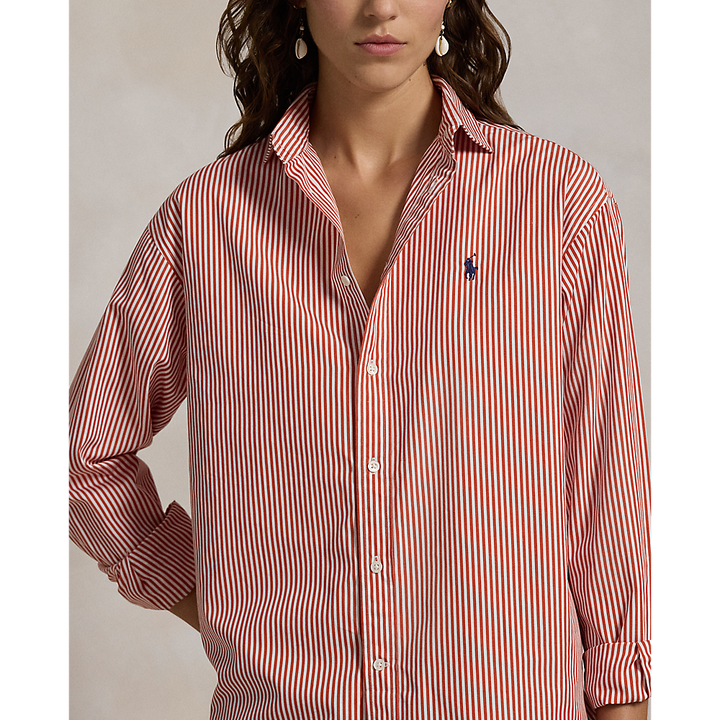 PRL Relaxed Fit Striped Cotton Shirt/Košulja 211910743026