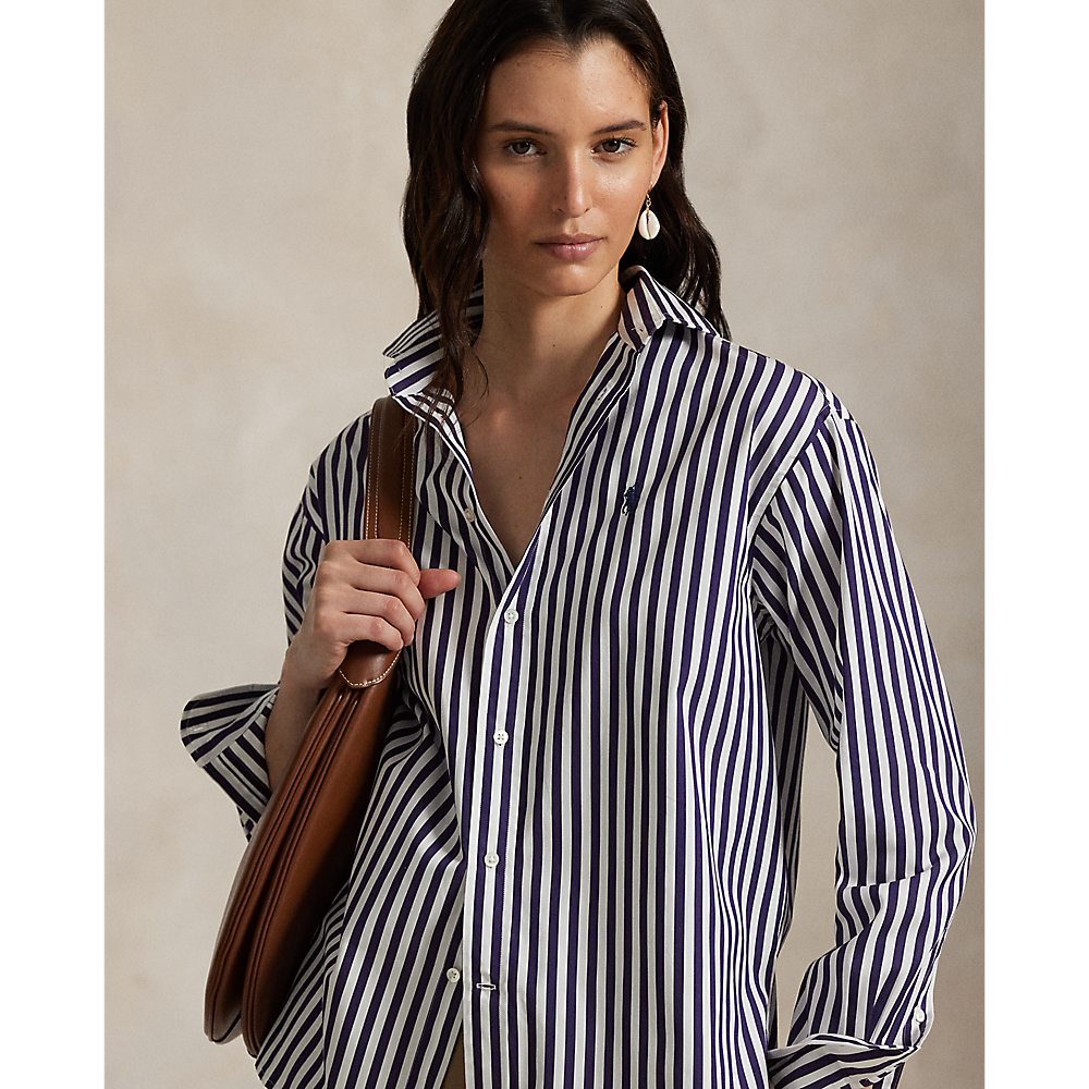 PRL Relaxed Fit Striped Cotton Shirt/Košulja 211910743030