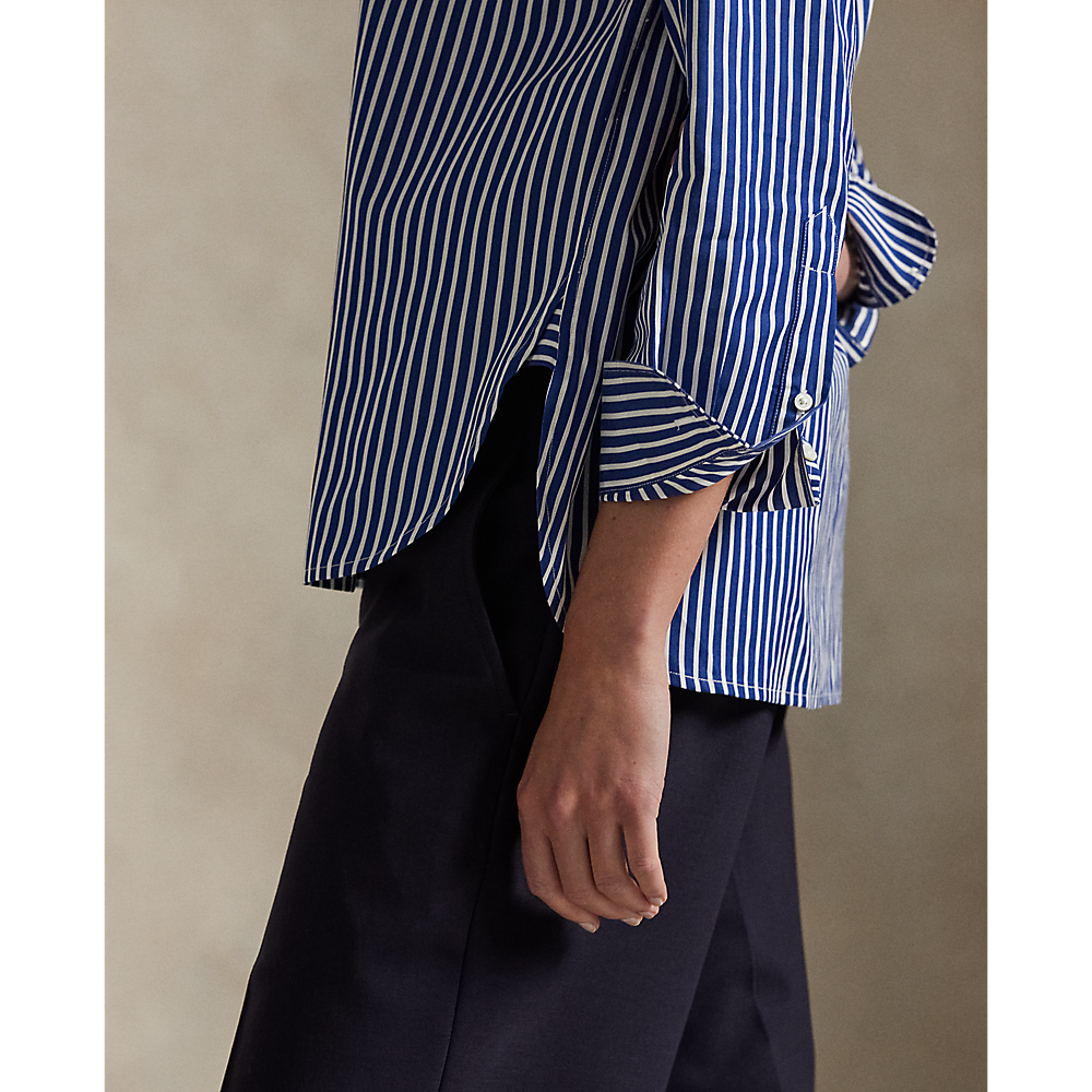 PRL Relaxed Fit Striped Cotton Shirt/Košulja 211910743032