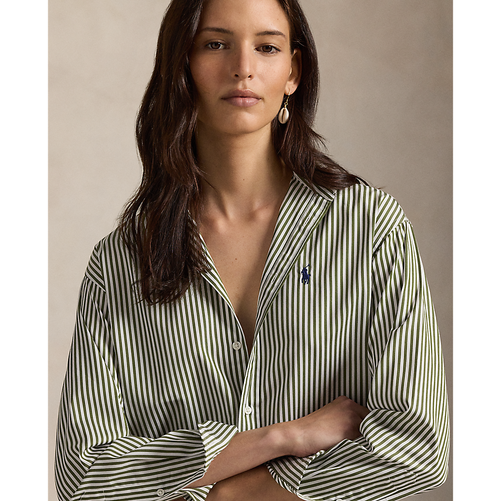PRL Relaxed Fit Striped Cotton Shirt/Košulja 211910743503