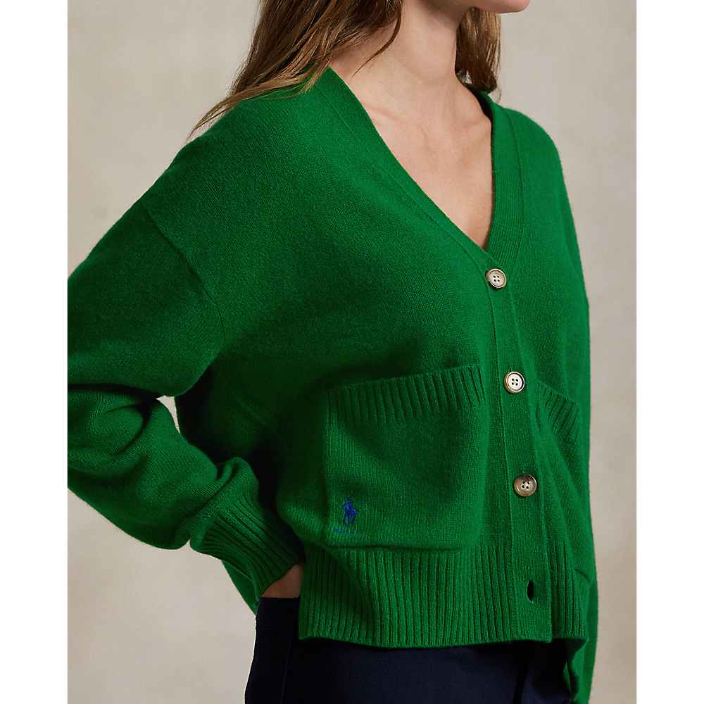 PRL Wool-Blend V-Neck Cardigan/Pulover 211914536013