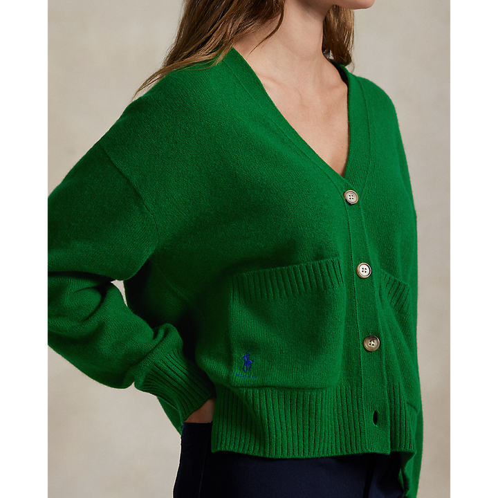 PRL Wool-Blend V-Neck Cardigan/Pulover 211914536013