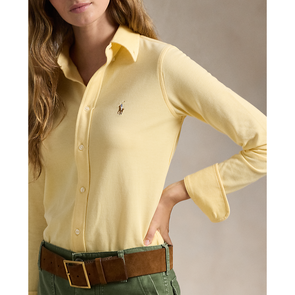 PRL Slim Fit Knit Cotton Oxford Shirt/Košulja 211924258008