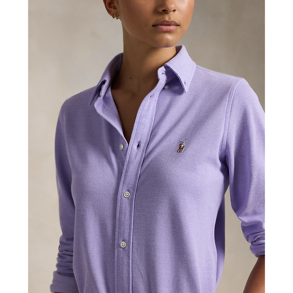 PRL Slim Fit Knit Cotton Oxford Shirt/Košulja 211924258010