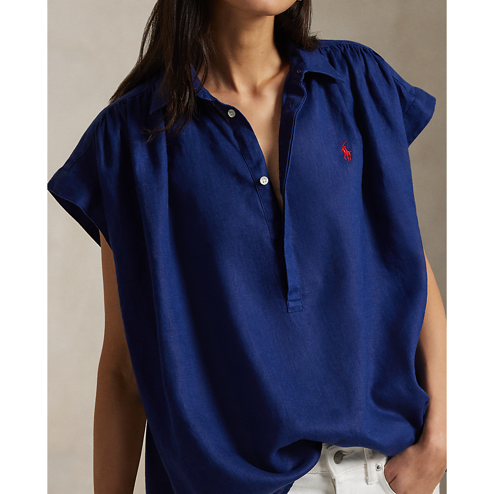 PRL Linen Popover Shirt/Košulja 211935131004