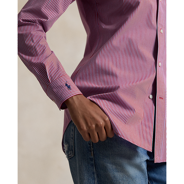 PRL End-on-End Stretch Slim Fit Cotton Shirt/Košulja 211941509501