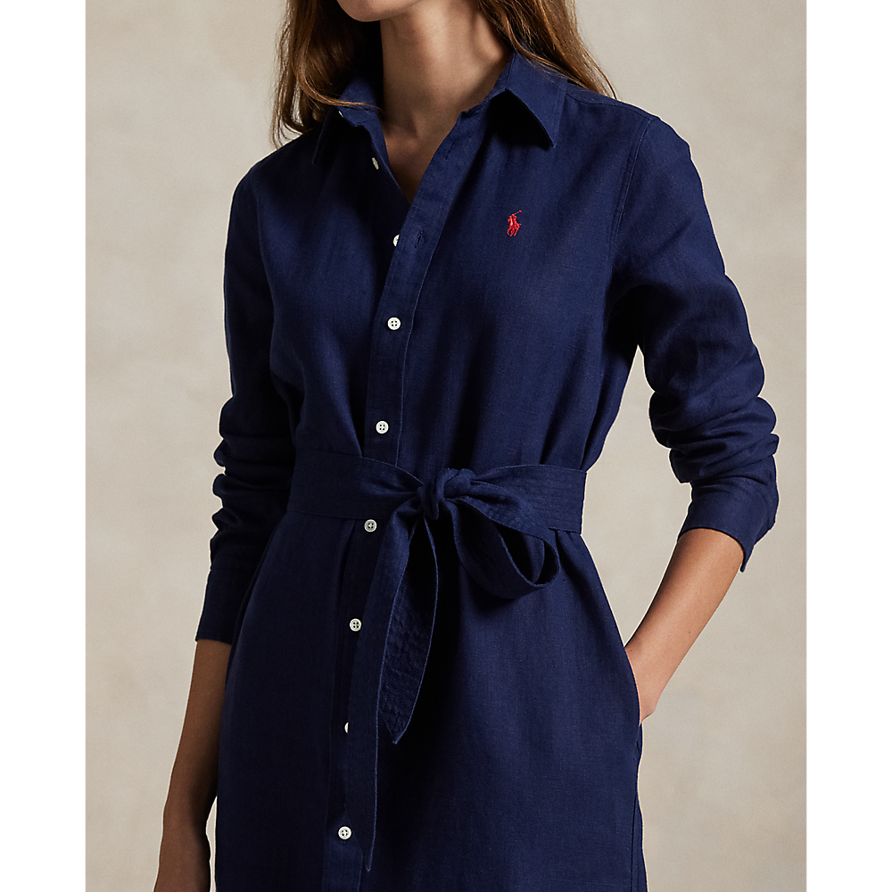PRL Belted Linen Shirtdress/Haljina 211943992005