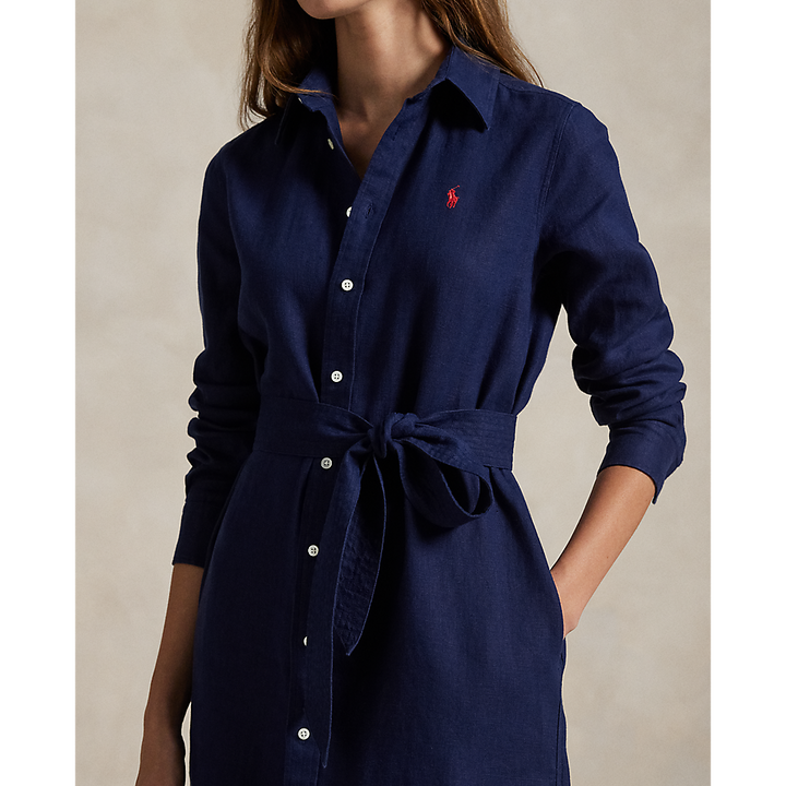 PRL Belted Linen Shirtdress/Haljina 211943992005
