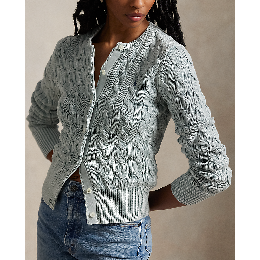 PRL Cable-Knit Cotton Cardigan/Pulover 211955325008