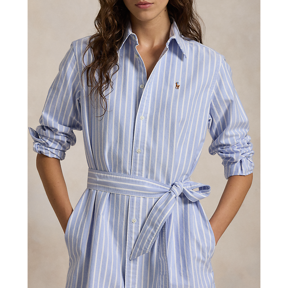 PRL Striped Cotton Oxford Belted Shirtdress /Haljina 211959901001