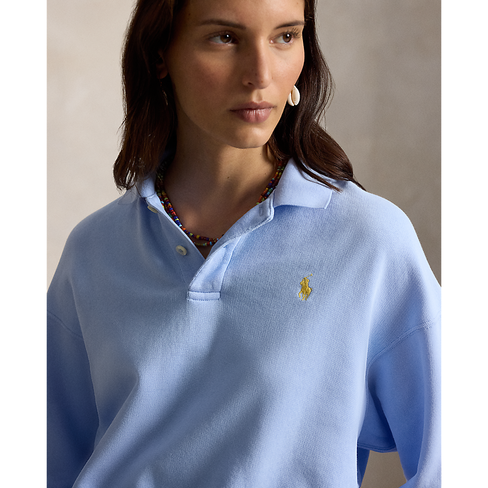 PRL Lightweight Fleece Long-Sleeve Polo/Polo majica 211965097500