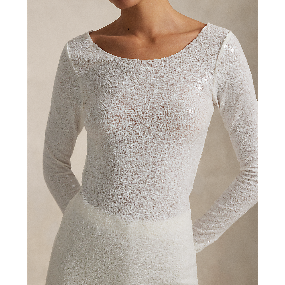 PRL Sequined Mesh Shirt/Pulover 211965106001