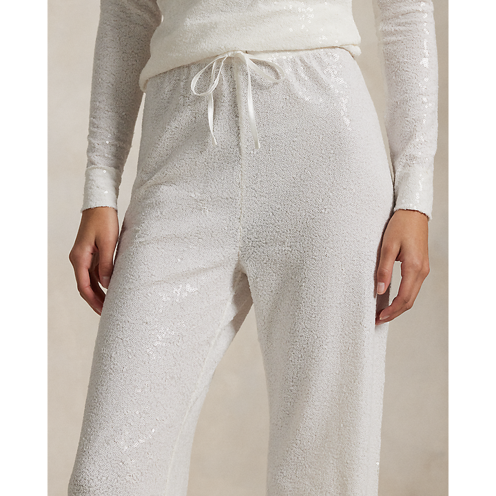 PRL Sequined Mesh Wide-Leg Trouser/Hlače 211965113001