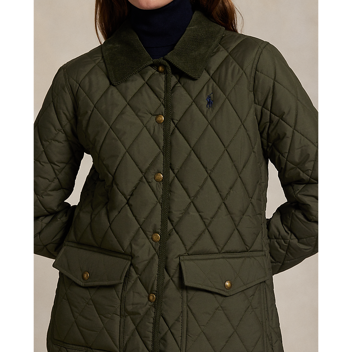 PRL Corduroy-Trim Quilted Barn Jacket/Jakna 211965336001