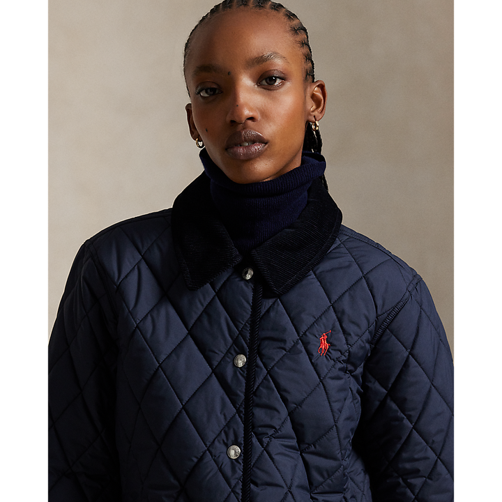 PRL Corduroy-Trim Quilted Barn Jacket/Jakna 211965336002