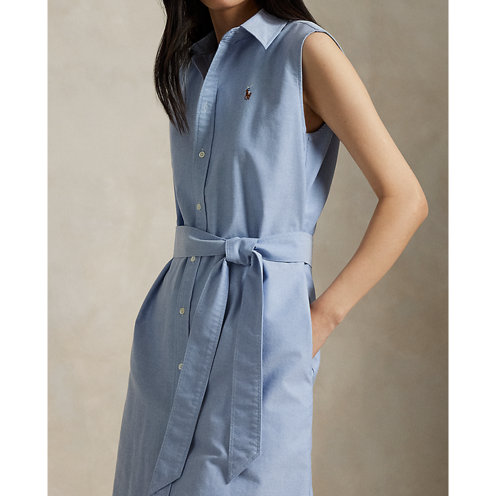 PRL Belted Oxford Sleeveless Shirtdress/Haljina 211965853002